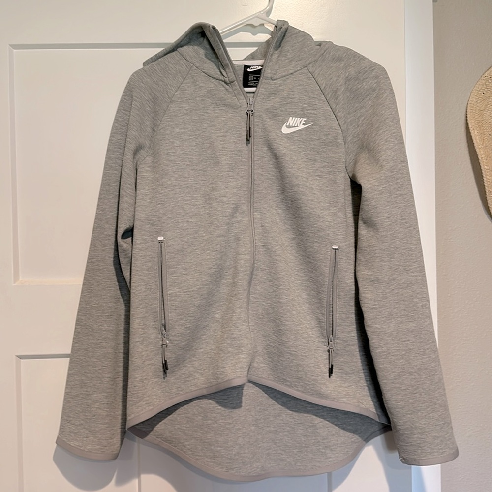 Like New Nike gray zip up hoodie—size XS